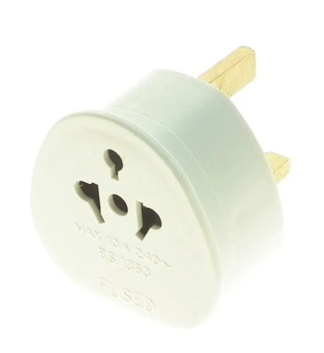 PowerMaster Visitor Adaptor 7012 - UK/EU Travel Plug Adapter (US + AUS to 13 A)