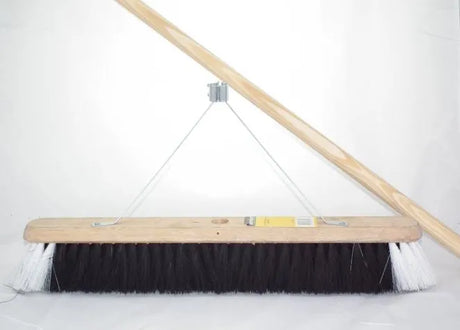 Premier 24 B&W Platform Broom with Stay & Wooden Handle PG2335