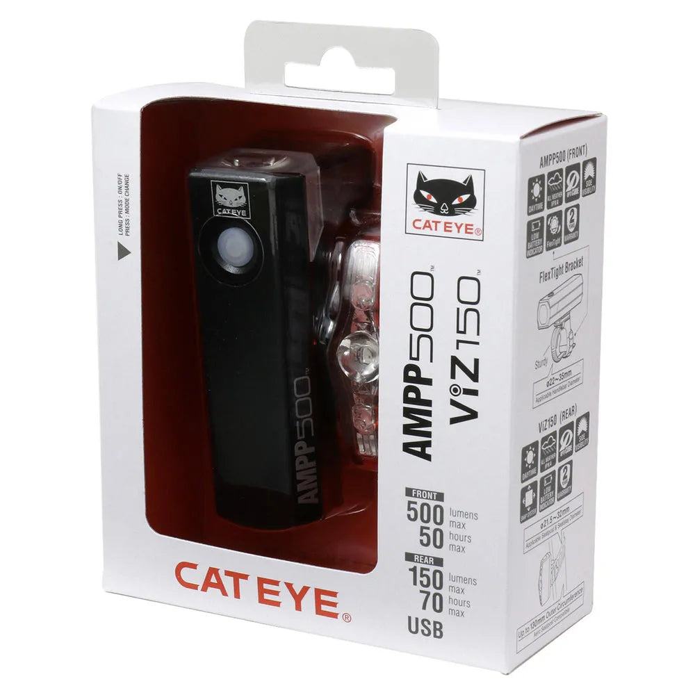 CatEye Ampp 500 / Viz 150 Bike Light Set