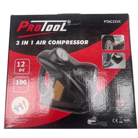 Protool 12V 3-in-1 Compressor