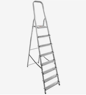 Protool 8-Step Aluminium Step Ladder | Lightweight & EN131 Certified