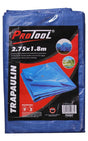 Protool Heavy Duty Tarpaulin 2.75M x 1.8M PTTC1118 | Durable Waterproof Outdoor Cover