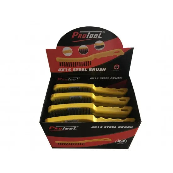 Protool Wire Brush Yellow