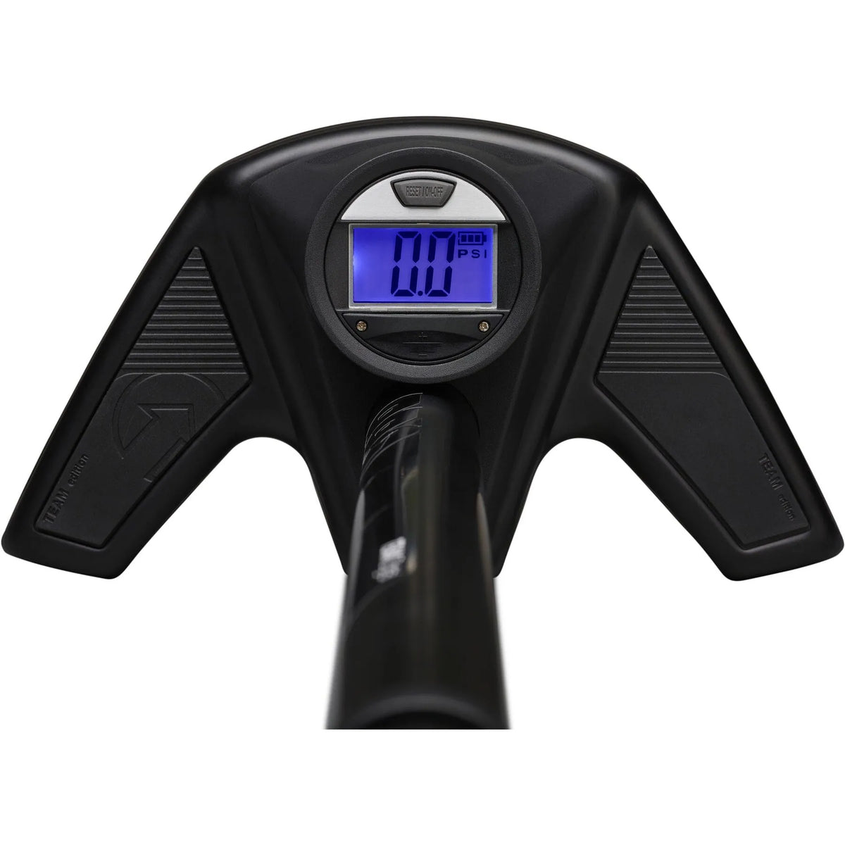 Digital Team Floorpump with Precision Pressure Gauge - 160 PSI, Black