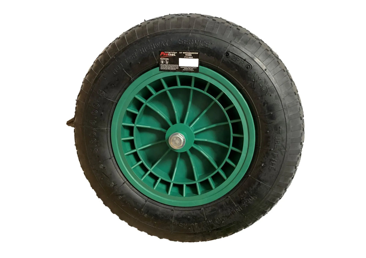 Protool 16" Wheel Barrow Wheel Air Plastic
