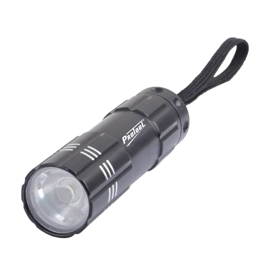 ProTool 1W LED Flashlight 60LM with Batteries 