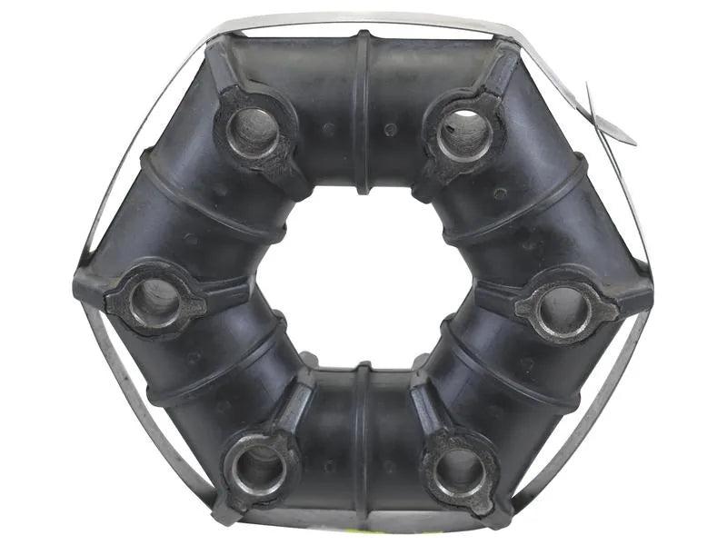 PTO Rubber Drive Coupling 114mm - Fits Grass Toppers | Sparex 167865