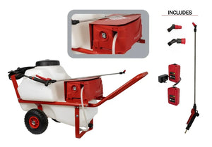 Pulmic Pegasus 75 - 75L Agricultural Wheeled Battery Sprayer with Batteries & Charger