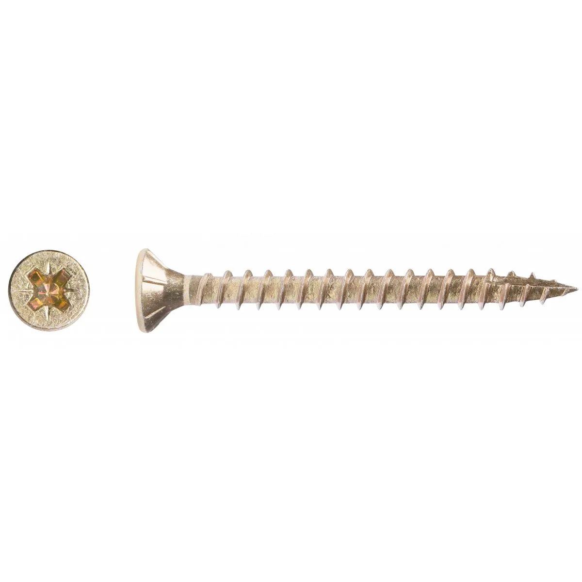Rawlplug R-QCP Chipboard Screws 4x80mm Pack of 200 - High-Performance Wood Screws