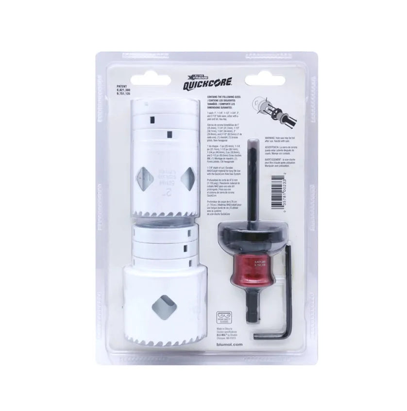 Quickcore Bi-Metal Hole Saw Set (7pcs)