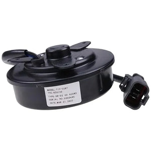 Radiator Fan Motor K7711-85220 Compatible with Kubota RTV1140CPX - Durable Replacement with Shroud Assembly
