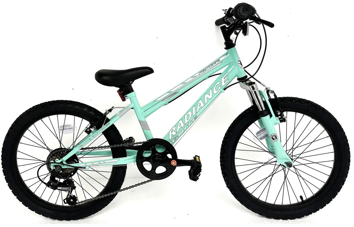 IGNITE Radiance Girls 20" Bike - 6-Speed Shimano, Front Suspension, Mint