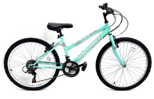 IGNITE Radiance 24" Kids Bike - 18-Speed Shimano, Alloy V-Brakes, Steel Frame, Mint