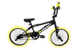 Ramp Unleaded MX3 BMX Black/Yellow - 20″ Hi‑Tensile Freestyle Bike