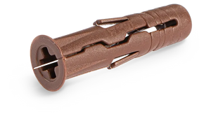 Rawlplug UNO Universal Wall Plugs | 7mm Brown | 96pc Pack