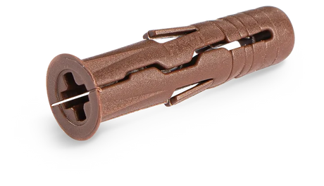 Rawlplug UNO Universal Wall Plugs | 7mm Brown | 96pc Pack
