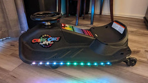 Razor Crazy Cart Shift Lightshow - Kids Drifting Go Kart with LED Lights & Speed Control