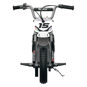 Razor MX400 Electric Motocross Dirt Bike for Teens - White