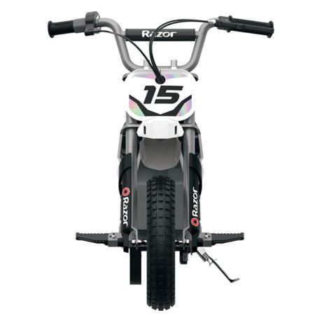 Razor MX400 Electric Motocross Dirt Bike for Teens - White