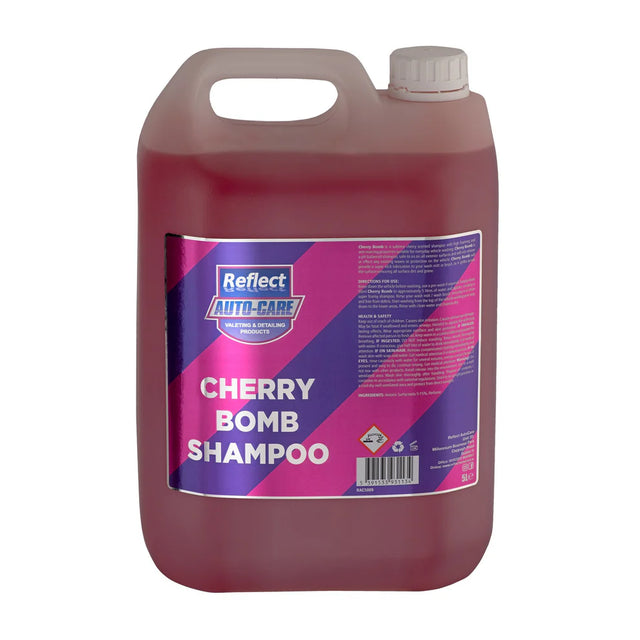 Reflect Cherry Bomb Shampoo 5 Litre - High-Foaming pH-Balanced Car Shampoo