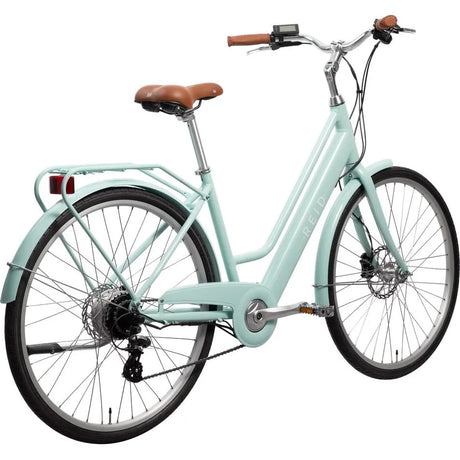 REID Ladies Classic eBike Womens Electric City Bike 46cm Medium  - 250W Motor & Vintage Style in Sage
