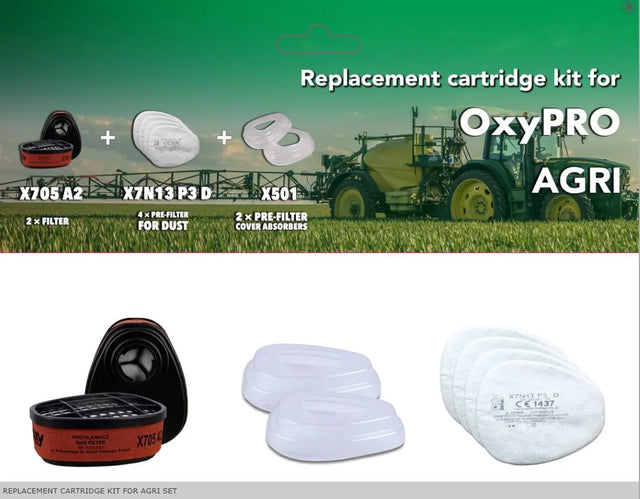 Replacement Cartridge Kit for Agri Set