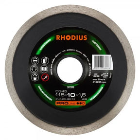 Rhodius DG45 Diamond Cutting Disc 115mm - High-Precision Blade for Tile & Ceramic