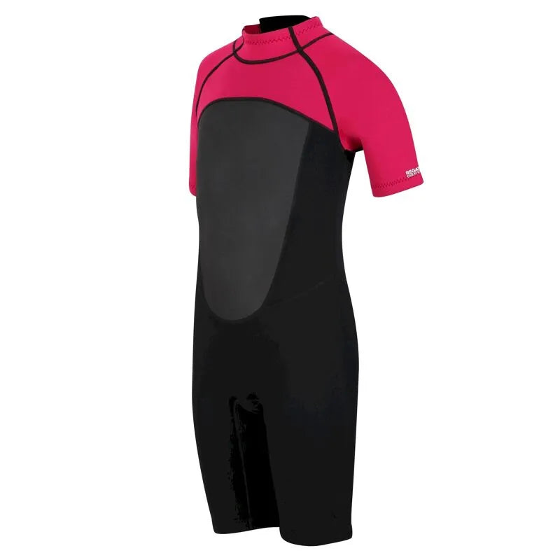 Regatta Kids' Shorty Wetsuit Pink and Black