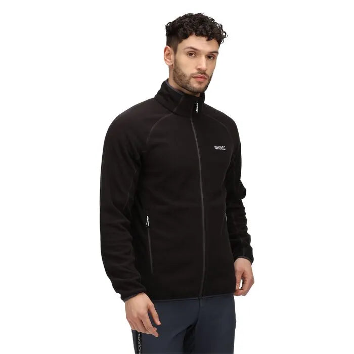 Regatta Men's Hadfield Full Zip Fleece Black