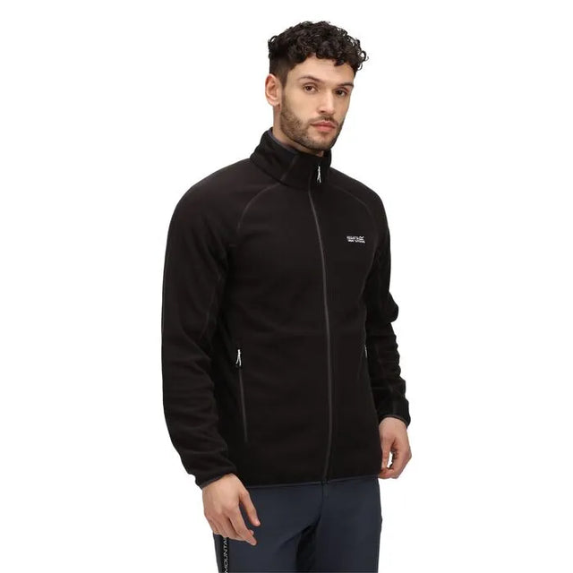 Regatta Men's Hadfield Full Zip Fleece Black