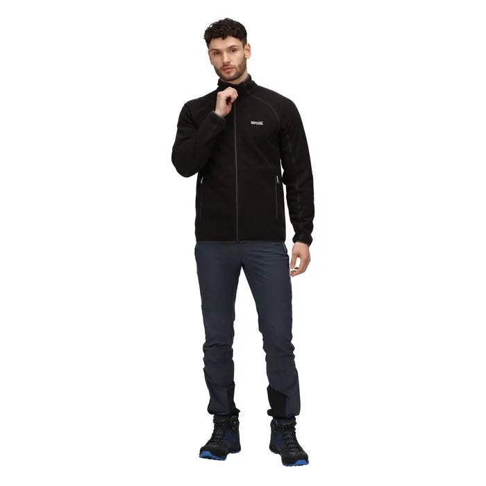 Regatta Men's Hadfield Full Zip Fleece Black