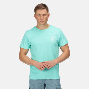 Men's Cline VI Cotton T-Shirt - Opal Green
