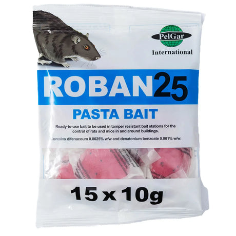 Roban Mouse Poison Pasta Bait Blue Rodenticide 150g | Highly Palatable, Effective Rodent Control