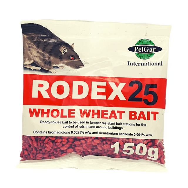 Rodex 25 Whole Wheat Bait 150g