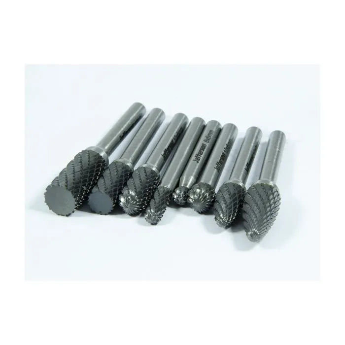 8 Piece TCT Rotary Burrs