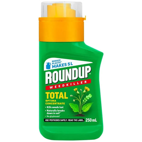 Roundup Optima Weedkiller Concentrate 250 ml - Root-Killing Concentrated Garden Formula