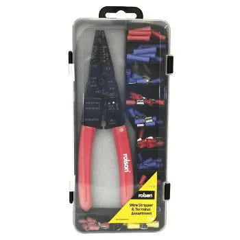 Crimper Plier & Connector Kit | 84-Piece Connector Set Included