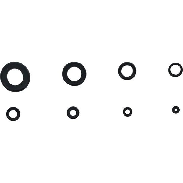 Rubber Grommet Assortment Inch Sizes 180 Pcs