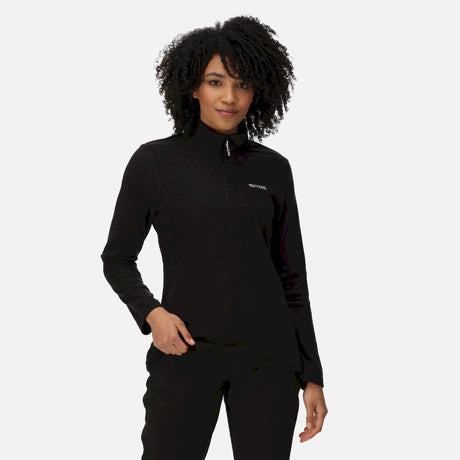 Regatta Women's Sweethart Lightweight Half-Zip Fleece Black