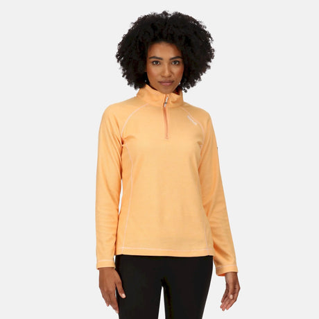 Regatta Women's Montes Lightweight Half-Zip Fleece Papaya White