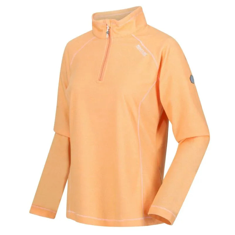 Regatta Women's Montes Lightweight Half-Zip Fleece Papaya White