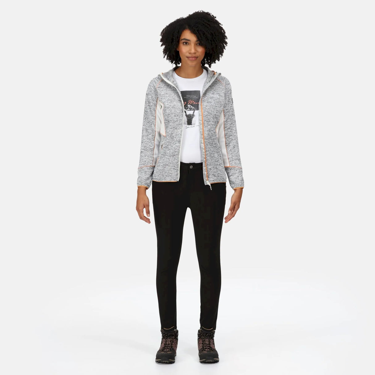 Regatta Women's Walbury III Full Zip Fleece White