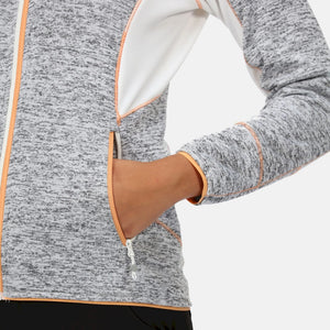 Regatta Women's Walbury III Full Zip Fleece White