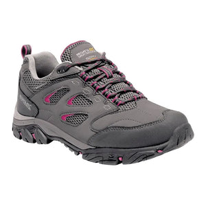 Regatta Women's Holcombe Waterproof Low Walking Shoes Steel Vivacious
