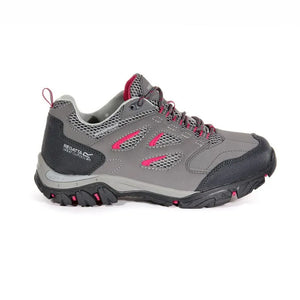 Regatta Women's Holcombe Waterproof Low Walking Shoes Steel Vivacious