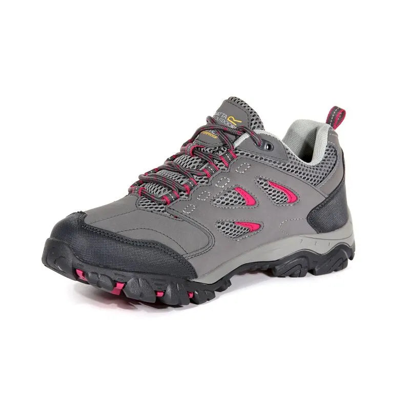 Regatta Women's Holcombe Waterproof Low Walking Shoes Steel Vivacious