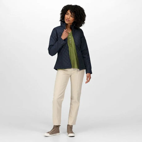 Regatta Women's Charleigh Quilted Insulated Jacket Navy Tile