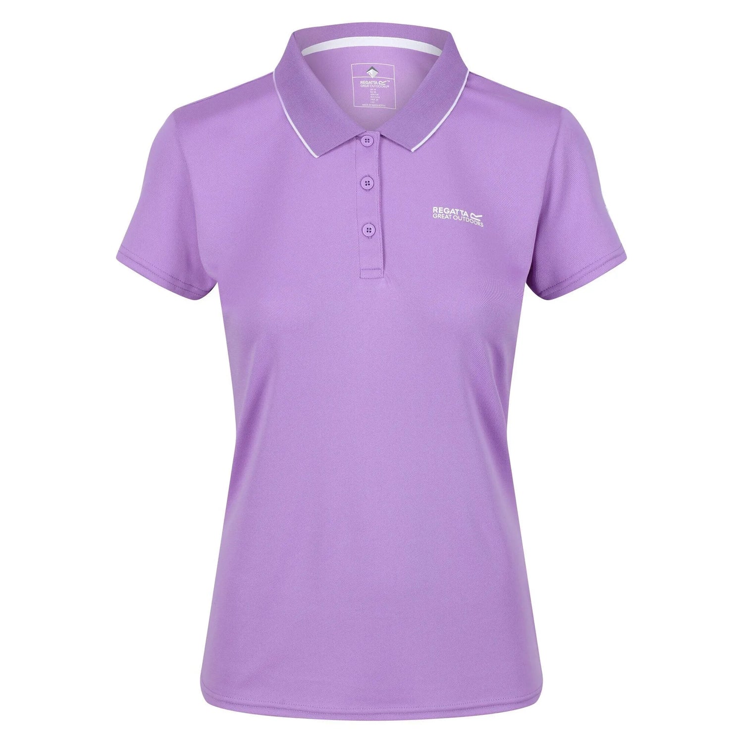 Regatta Women's Maverick V Active Polo Shirt Light Amethys 