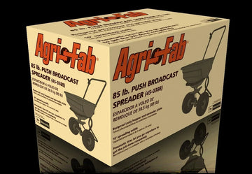 Agri-Fab 85 LB Push Broadcast Salt and Seed Spreader