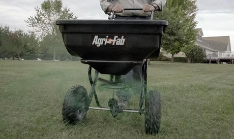 Agri-Fab 85 LB Push Broadcast Salt and Seed Spreader